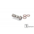 CNC Racing Titanium Dual Line Banjo Bolt - M10x1.0 CNC Racing Titanium Dual Line Banjo Bolt - M10x1.0